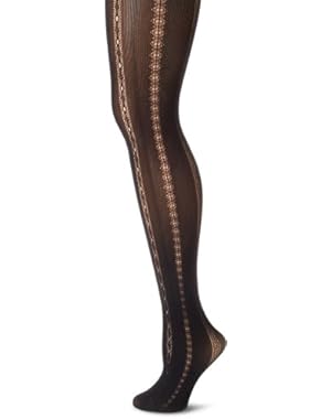 Jessica Simpson Women's Lace Panel Net Tight