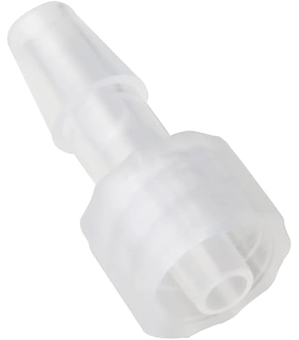 MEETOOT Luer-auf-Barb-Adapter Männlich – 0,3 Cm Schlauchstutzen, Sicherungsring, Schnellverbinder, 20 Stück, Polycarbonat