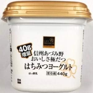 Amazon ライフプレミアム はちみつヨーグルト増量400g 40g増量 ライフプレミアム プレーンヨーグルト 通販