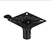 Attwood Corporation 238152-7 3 Degree Tilt Right Handle Seat Mount without Slider,Black