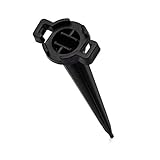 Holiday Lighting Outlet Christmas Light Stakes | Universal 5-Inch Outdoor Light Stakes For C9 or C7 Light Sockets | Improved Break-Resistant Design | For Use On Lawn or Pathway | Pack of 100