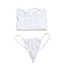 ZANZEA Women's Sexy Lingerie Lace Babydoll Sleepwear Strappy Mini Dress+G-string