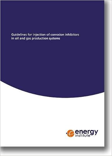 Guidelines For Injection Of Corrosion Inhibitors In Oil And Gas Production Systems 9780852938805 Amazon Com Books