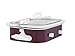 Crock Pot 3.5 Quart Programmable Digital Casserole Crock Slow Cooker, Cranberry