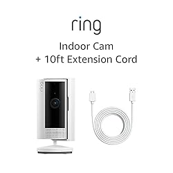 All-new Ring Indoor Cam (2nd Gen), White with 10