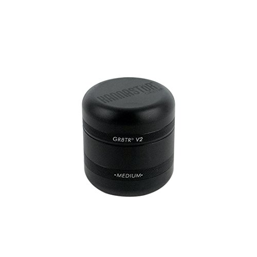 KANNASTOR GR8TR V2 Grinder - Premium Food Grade Quality Aluminum w/Screen Chamber - 8 Pieces - 60 Mesh Stainless Easy Change Screen - Perfect for Herb Spices - Smooth Grind - Storage Lid - Thumbnail 7