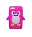 Tsmine Cartoon Penguin Case for iPod Touch 2nd/3rd Gen - Cute 3D Penguin Cartoon Soft Silicone Case Back Cover Protective Skin for Apple iPod Touch 2nd/3rd Gen, Hot Pink