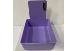 Lavender Dental Lab Pan with Stainless Steel Clip 12pk 7" x 5¾" x 2½" Made in The USA