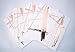 Suare Supply 100 Disposable Rose Gold Foil/Copper Cocktail Napkins | Birthday Wedding Baby/Bridal Shower Celebration/Party/Event | Dessert/Cake table