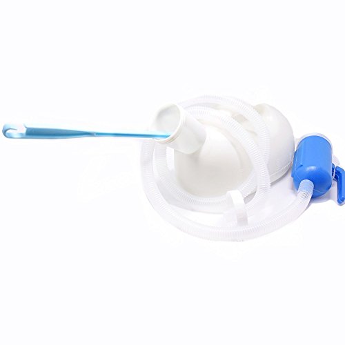 YUMSUM Urinal Bedpan Brush Set of 2,Cleaning Brushes with Long Handled Sponge Plastic Head 48CM/18.8" (2 Pack) - Thumbnail 5