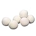 Tezoo Wool Dryer Balls, New Zealand Imported Premium Reusable Natural Fabric Softener, 6-Pack