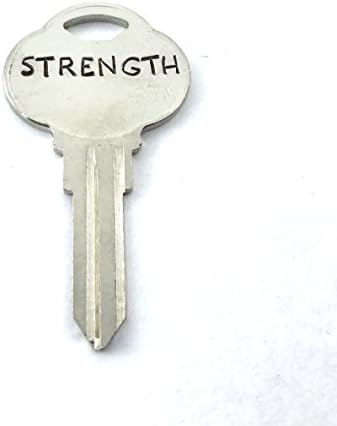 Inspirational Gift - Engraved Key - Stamped Necklace - Vintage Key - Stamped Jewelry - Gift for Boyfriend - Personalized Key - Giving Key