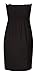 GirlsWalk Women's Plus Size Plain Boob Tube Bandeau Sheering Top Black