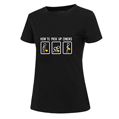 image for Emimarol Plus Size Shirt for Women Fashion Casual O-Neck Tee Top Lette