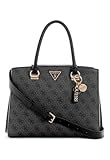 GUESS Noelle Girlfriend Satchel, Coal Logo