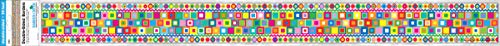 Retro Classroom Bulletin Board Double-Sided Trim - Thumbnail 3