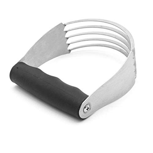 VIGE Stainless Steel Pastry Blender Home Flour and Oil Mixer Biscuit Play Powder Device Durable Cream Cutter Kitchen Tools - Silver