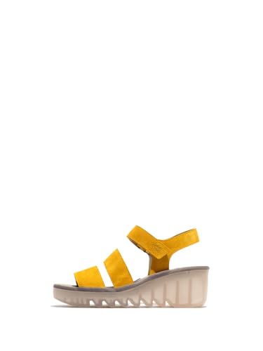 Fly London BEXY575FLY, Sandal Women's Fashion Shoes, YELLOW, 8