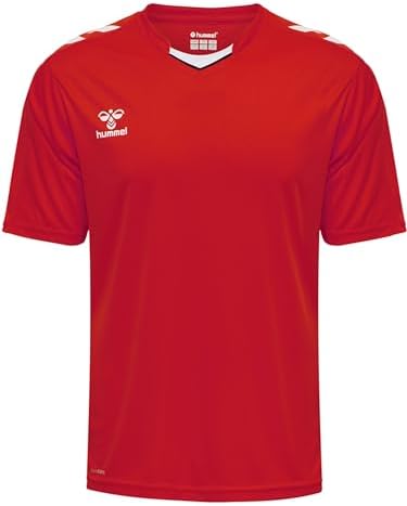 Herren Hmlcore Xk Poly Jersey S/S T Shirt, Rot, 3XL EU