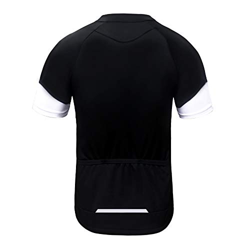 image for Dooy Men's Cycling Bike Jersey Short/Long Sleeves Biking Running Shirt