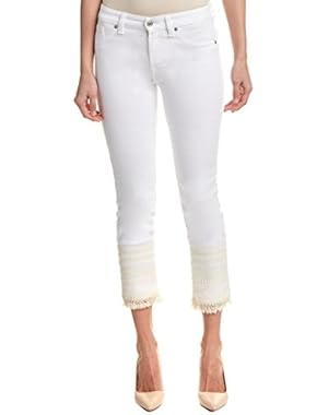 7 For All Mankind The Slim Cigarette White Skinny Leg