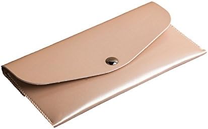 Ailzos Phone PU Leather Wallet Style Sleeve Case Cover,Portable Soft Fiber Leather Case Holster Cover Universal Pouch Sleeve for iPhone X/7 8 Plus,7,6S,6,5S/Samsung Galaxy S9 S8+ S8/S8 etc,Gold
