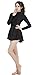 speerise Womens Long Sleeve Skirted Leotard Ballet Dance Gymnastic Dress
