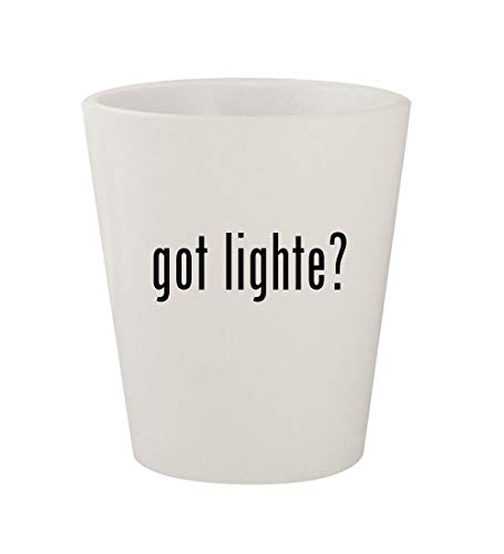 got lighte? - Ceramic White 1.5oz Shot Glass