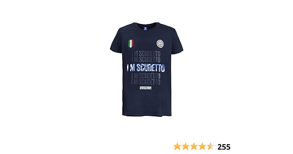 Inter I M Scudetto Campioni d'Italia 2020 2021 Unisex T Shirt Adult,  Unisex_Adult, T Shirts, CH_01, Blue, Taglia unica L, One Size-L: Buy Online  at Best Price in UAE - Amazon.ae