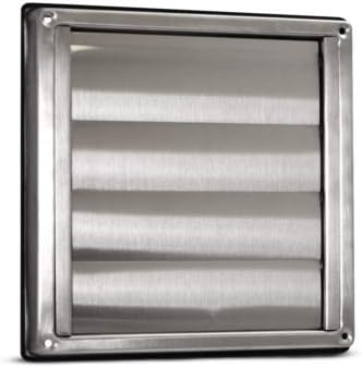 Grille d'aération ronde en acier inoxydable (110mm/43in)Acier