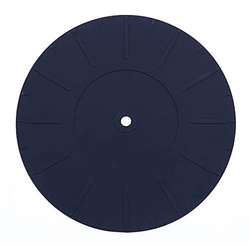 Turntable Platter Mat, 7" Silicone Rubber Slipmat Universal for All