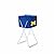 NCAA Michigan Wolverines Navy Party Cube Portable Cooler with Stand