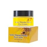Best New Zealand Active Manuka Honey Eye Cream with Royal Jelly 15g - A Natural Botox Alternative for Anti Aging Effect, Dark Circles, Under Eye Bags, Puffy Eyes, Fine Lines, Crows Feet, Wrinkles, Puffiness