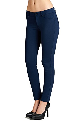 5 POCKETS SKINNY PONTE PANTS