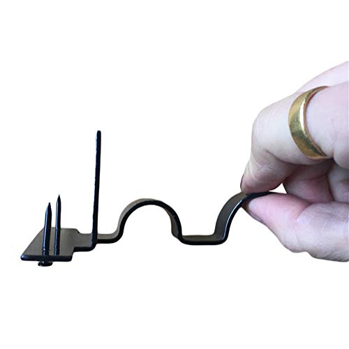 image for WAQIA HOUSE 2 Pcs Double Center Support Curtain Rod Bracket Into Windo