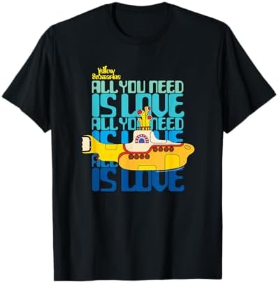 Amazon.com: The Beatles - We All Live in A Yellow Submarine T