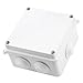 White ABS IP65 Waterproof Enclosure Square Junction Box 100x100x70mm
