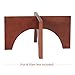 Mkono Plant Stand Wood Mid Century Flower Pot Holder (Pot Not Included) Home Decor Potted Rack Rustic Decor, Fits Up to 12 Inch Planter, Brown