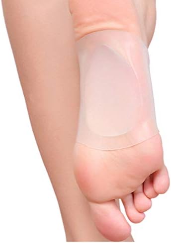 Arch Support Sleeve - 2 Pieces Arch Foot Supports Gel Insoles for Plantar Fasciitis, Flat Feet, Fallen Arches and Aching Feet & Heel Pain Relief for Men & Women,1 Pair Toe Separator by ILYPLUS®