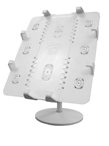 Peak Music SPC-12W White Desktop iPad Stand in White for ipad 2