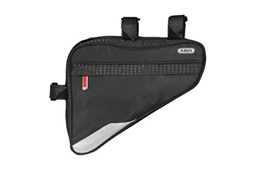 ABUS Fahrradtasche Oryde ST 2250 - Rahmentasche mit Klettband - wasserabweisendes Material - Schwarz – Bild 4