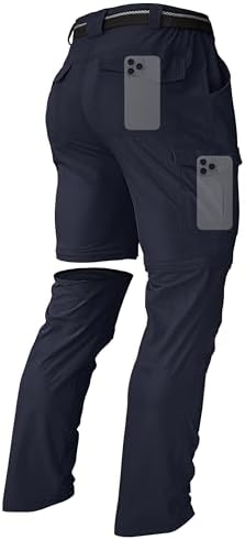 Amazon.com: Men's Hiking Pants Convertible Zip Off Lightweight