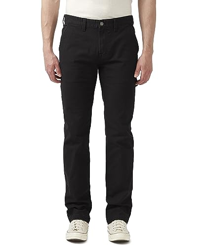 Buffalo David Bitton Men’s Straight Six Carpenter Pant, Black
