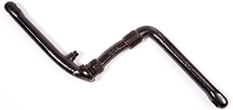 Bankrupt surplus BMX ONE PIECE Bike/Bicycle CRANK (140mm Long) in BLACK for 1/2" pedals
