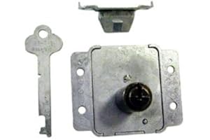 HANDYCT Steel Cedar Chest Flush Mount LID Lock with Barrel Trunk Steamer Key Antique Vintage New