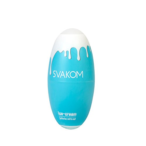 Svakom Hedy Reusable Egg Style Male Masturbator, Blue