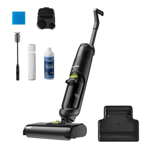 NEW400 Lavapavimenti Senza Fili, Aspira e Lava in un Passaggio, 3,95kg Ultraleggero, Autopropulsione, 600ml+400ml Doppio Serbatoio, Batteria 2500mAh×6, Pavimento Asciutto 90%
