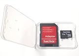 SanDisk 16GB Micro SDHC Memory Card with SD Adapter (SDSDQ-016, Bulk Package)