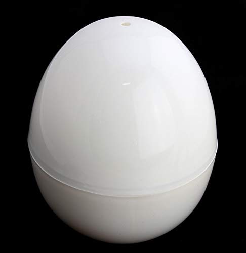 Microwave Egg Cooker, Egg Microwave Boiler Only 8 Minutes for Hard or Soft Boiled 4 Eggs No Piercing Required, Dishwasher Safe，Suitable for Home Kitchen Breakfast tool Child, Office Worker, White - Thumbnail 2