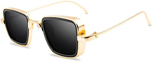 Classic Gothic Steampunk Sunglasses Alloy Men Women Brand Designer